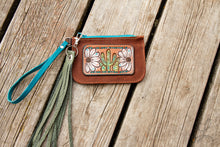 Load image into Gallery viewer, Daisy &amp; Cactus Wristlet