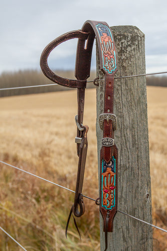 Desert Scene Short Cheek Headstall