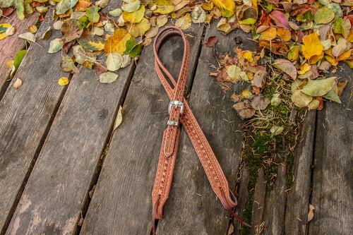 Roughout Split Ear Headstall - Regular length