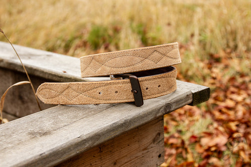 Cream Suede Belt