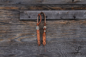 Cream Braid Short Cheek Headstall