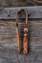 Load image into Gallery viewer, Cream Braid Short Cheek Headstall