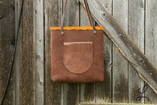 Load image into Gallery viewer, Brown Suede Tote Bag