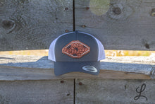 Load image into Gallery viewer, Trucker Caps with Carved Leather Patch