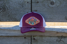 Load image into Gallery viewer, Trucker Caps with Carved Leather Patch