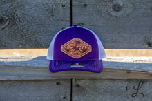 Load image into Gallery viewer, Trucker Caps with Carved Leather Patch