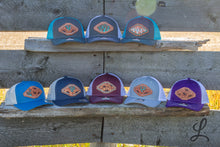 Load image into Gallery viewer, Trucker Caps with Carved Leather Patch