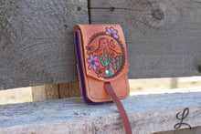 Load image into Gallery viewer, Desert Scene with Purple Flowers Phone Pocket