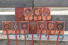 Load image into Gallery viewer, Brown Pocket with Pink Stitching