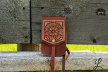 Load image into Gallery viewer, Turquoise Tiny Flower Daisy Phone Pocket