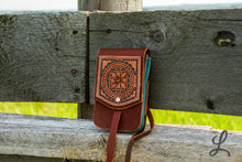 Load image into Gallery viewer, Turquoise Tiny Flower Daisy Phone Pocket