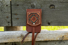 Load image into Gallery viewer, Turquoise Daisy 2 Phone Pocket