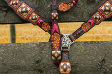 Load image into Gallery viewer, Chocolate Brown Pink Tack Set