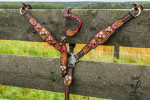 Load image into Gallery viewer, Chocolate Brown Pink Tack Set