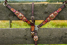 Load image into Gallery viewer, Chocolate Brown Pink Tack Set