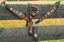 Load image into Gallery viewer, Black and Pink Tack Set